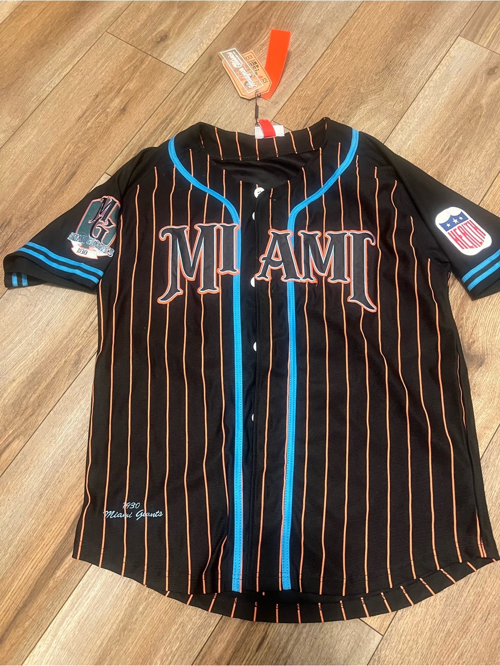 Miami Giants 1930 Headgear Classics Negro League Baseball Jersey